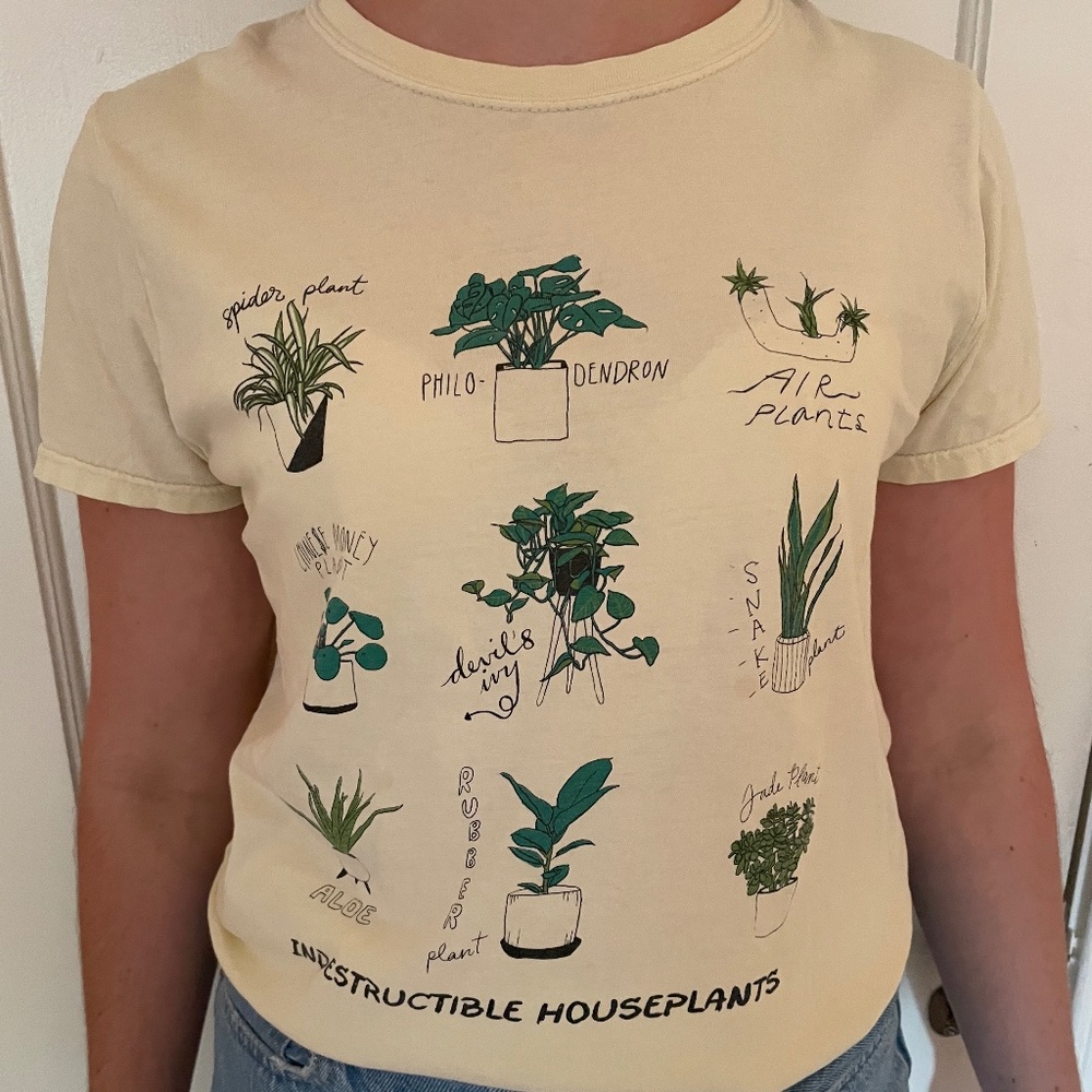 Project Social T Plant Yellow T Shirt